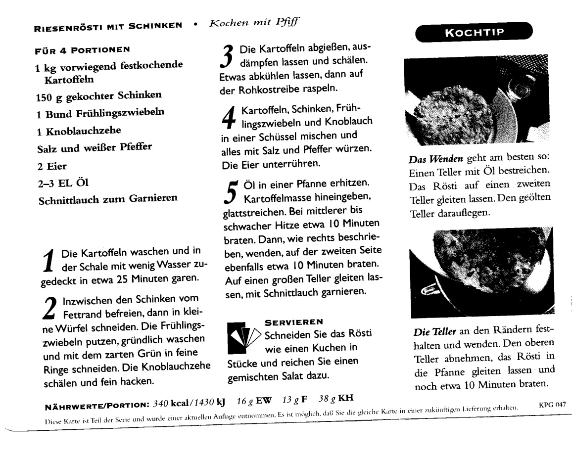 ROESTI SCHINKEN